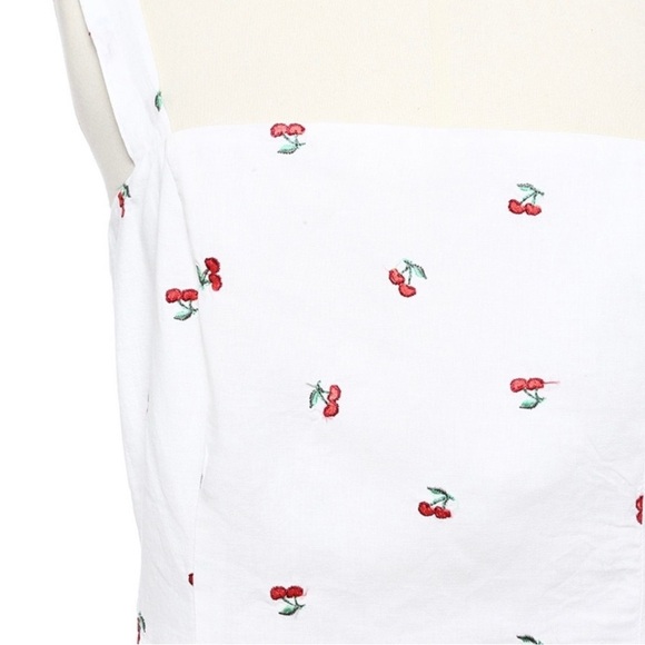 Forever 21+ Cherry Embroidered Halter dress - Picture 2 of 7